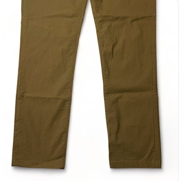 Galaxy By Harvic Women's Stretch Pants 36/32 Rayon/Nylon/Spandex Blend, Khaki - Picture 4 of 10